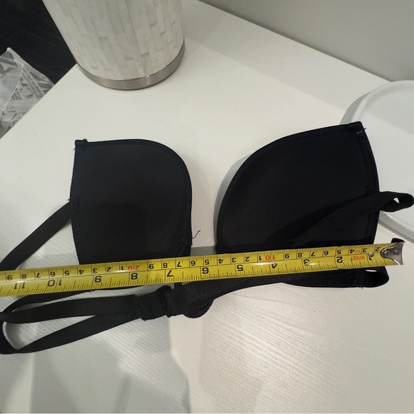 Strapless Low Dip Bra Black - Picture 5 of 6